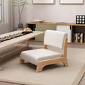 BTZHY Floor Chair Floor Chair Meditation Yoga Chair with Back Support Stool Without Legs Chair with backrest Made of Solid Wood