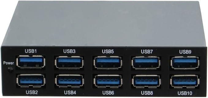 SEDNA - Internal 10 Port USB 3.0 Hub (Floppy Bay)