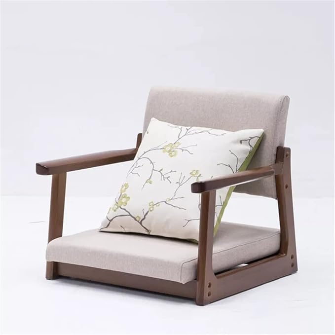 Office Chair Gaming Chair Computer Chair Floor Tatami Legless Chair with Upholstery Seat Cushion Home Furniture Leisure Chair for Bay Window