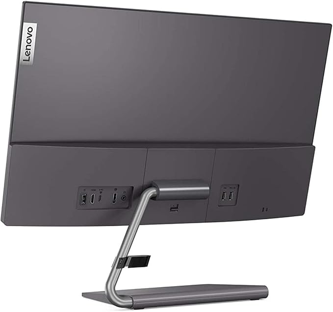 Lenovo Q24h-10 23.8-inch QHD (2560 x 1440) USB-C LCD Monitor LED Backlit AMD FreeSync 75Hz 4ms 99% sRGB Speakers Low Blue Light