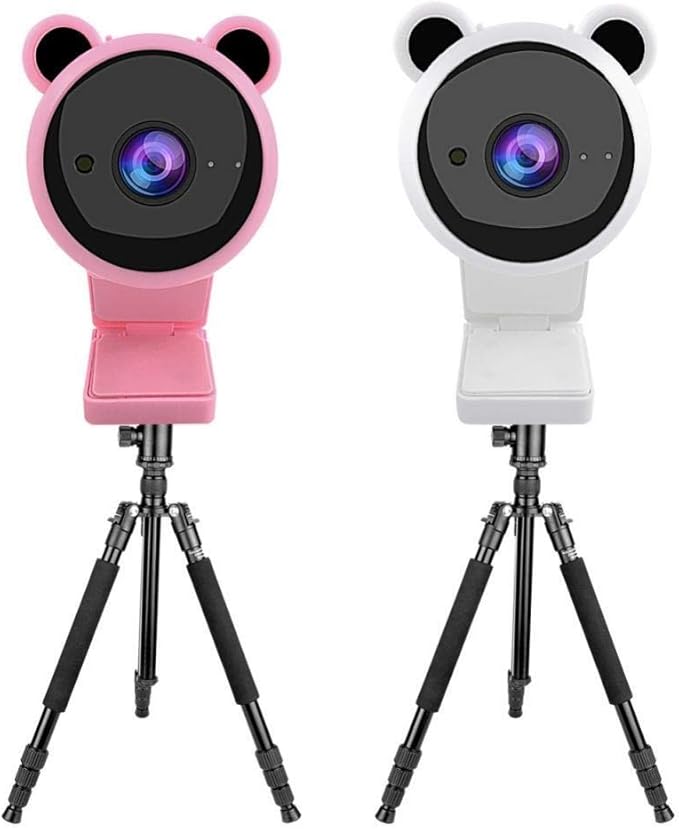 Computer Camera 1080P Free Drive with Microphone HD Online Course Teaching USB Network Computer Camera Live Video Conference (Color : Black)
