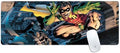 Skinit Large Gaming Mouse Pad - Officially Licensed Batman and Robin Design with Stitched Edges Waterproof Non-Slip Rubber Base Desk Mat for Keyboard &amp Mouse 31.5 x 11.8 inches