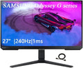 Samsung 27 Odyssey G Series FHD Gaming Monitor 240Hz 1ms HDR 10 G-Sync Compatible AMD FreeSync Premium Ultrawide Game View HDMI Black with GSF HDMI Cable