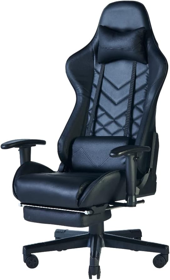 キングジム(Kingjim) King Jim G-Scene Gaming Chair 2 with Footrest Black GCF-02RY