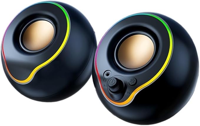JSEIAJB Computer Audio Desktop Home Desktop Heavy Bass Wired Small Speaker Laptop Speaker