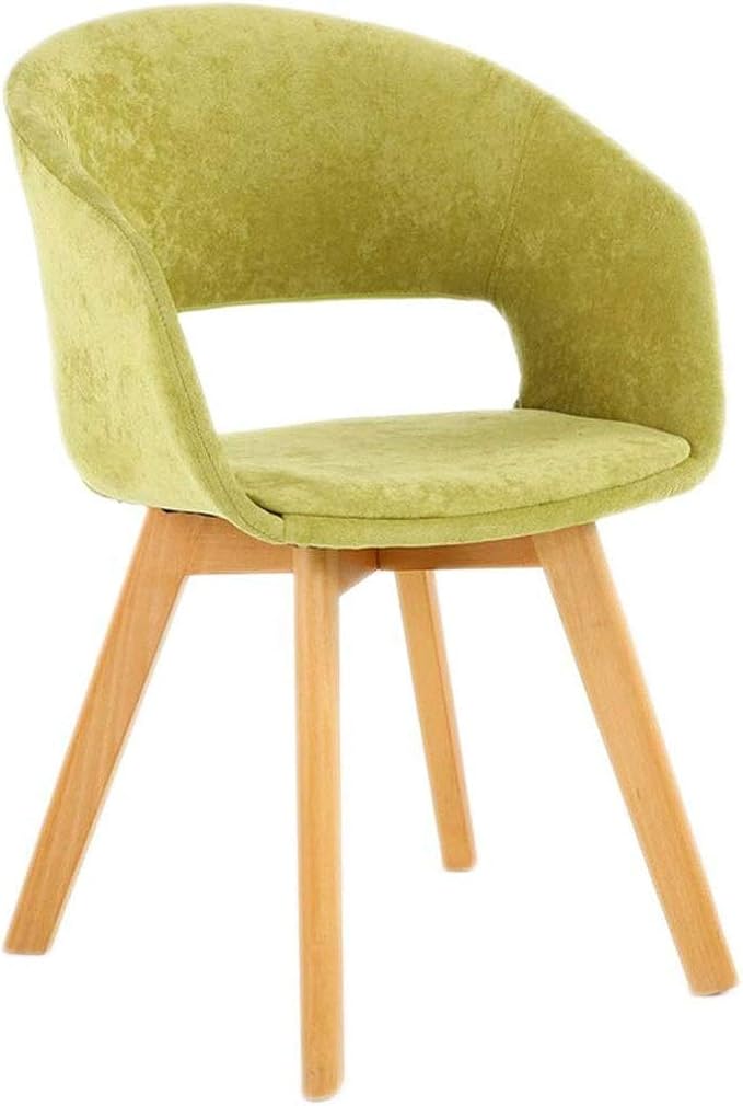 Gaming Chair Office Chair -Nordic Fashion Fabric Chair Solid Wood Simple Personality Casual Creative Cafe Dining Chair Office Computer Chair