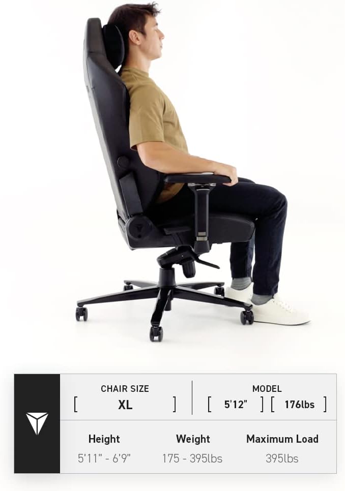 Secretlab Titan Evo Frost Blue Gaming Chair - Reclining Ergonomic &amp Heavy Duty Computer Chair with 4D Armrests Magnetic Head Pillow &amp Lumbar Support - Big and Tall Up to 395 lbs - Blue - Fab