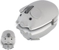 elec Space Cute Pig Design Wireless Mouse Dual Mode Bluetooth &amp USB Mouse Silent Operation Ergonomic Perfect for Laptops &amp PCs Ideal Gift for Animal Lovers and Family(Gray)