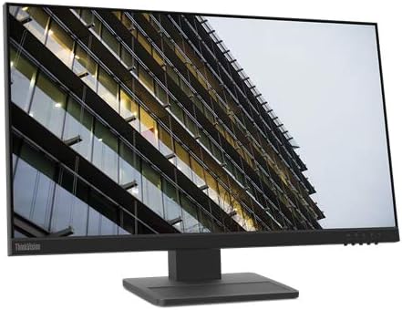 Lenovo ThinkVision E24-20 23.8 Full HD WLED LCD Monitor - 16:9 - Raven Black - 24 Class - in-Plane Switching (IPS) Technology - 1920 x 1080-16.7 Million Colors - 250 Nit - 14 ms - 60 Hz