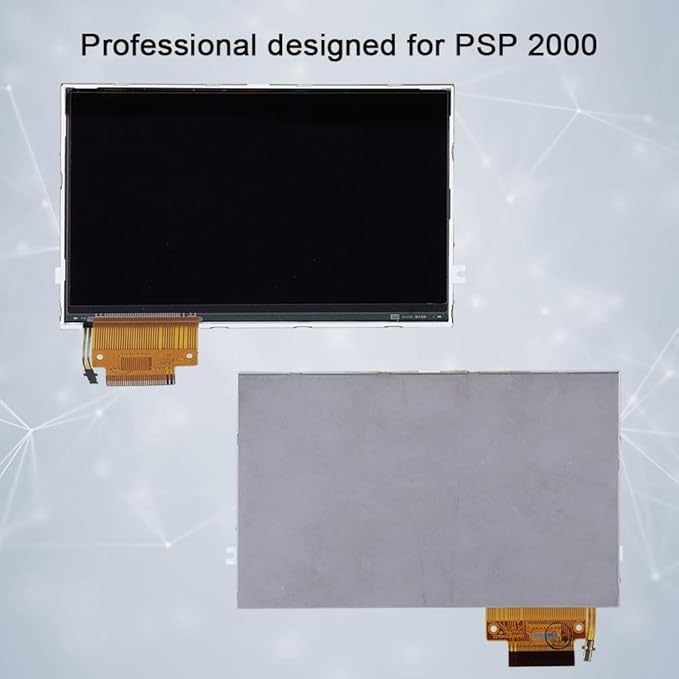 LCD Backlight Display Effectively Avoid Corrosion and Wear LCD Screen Part for PSP 2000 2001 2002 2003 2004 Console