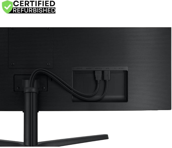 Samsung LS34C502GANXZA 34 inch ViewFinity S50GC Series 1440p HDR Ultrawide Monitor (Renewed) Bundle with 2 YR CPS Enhanced Protection Pack