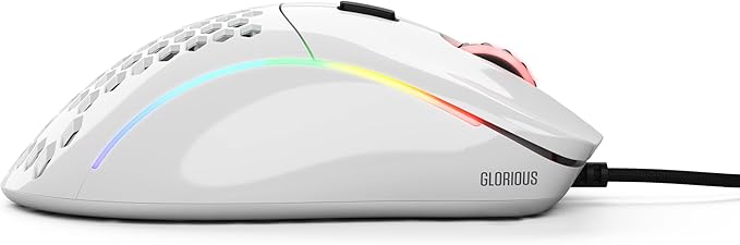 Glorious Model D Gaming Mouse Glossy White (GD-GWHITE) (Renewed)