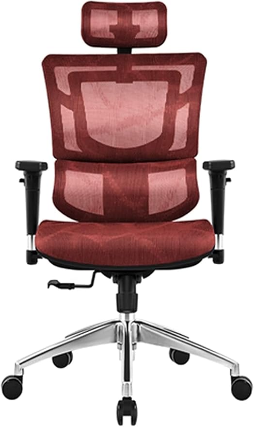 Office Chair Ergonomic Computer Chair Office Chair Home Gaming Gaming Chair Comfortable Sedentary Backrest Boss Swivel Chair Chair (Color : Red Size : One Size) Needed