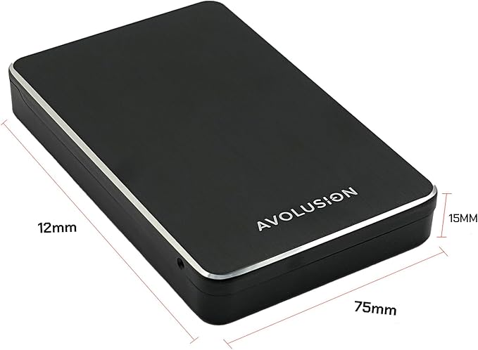 Avolusion M2 Series 2TB USB 3.0 Portable External Gaming Hard Drive (Compatible with Xbox One Pre-Formatted) - 2 Year Warranty