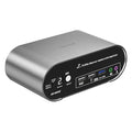 2 Computers 3 HDMI Monitors KVM Switch 8K@60Hz Triple Monitors Wired Remote and Hotkey Switching EDID Audio and Microphone Aluminum Alloy ShellDigital Display HDR10 with Cables