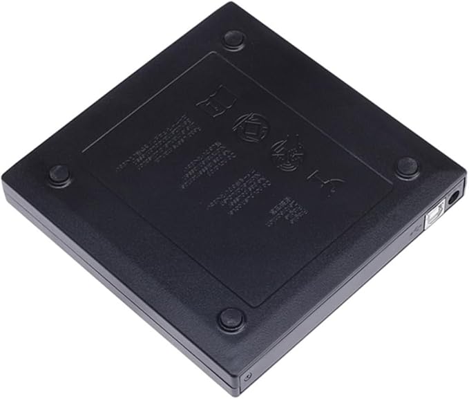DOITOOL Compact USB Cd Burner DVD Drive External Disc Drive for Laptop Easy to Use