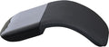 Bluetooth Arc Touch Mouse Portable Mini Folding Travel Mouse whitout USB Dongle Foldable Mice for Laptop Tablet - Black