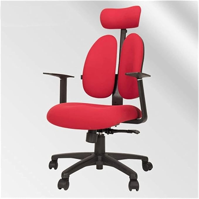 Gaming Chair for Home Ergonomic Chair Gaming Seat Game Swivel Chair Home Comfortable (Color:Red)