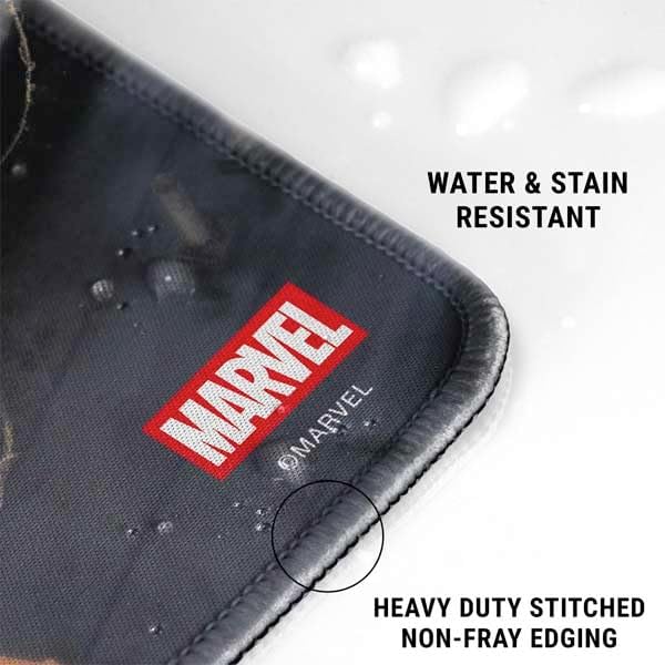 Skinit Medium Gaming Mouse Pad - Officially Licensed Spidey Sense Design with Stitched Edges Waterproof Non-Slip Rubber Base Desk Mat for Keyboard &amp Mouse 17.7 x 15.75 inches