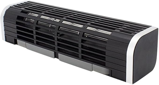 Laptop Cooler Portable Adjustable Cooling Fan with Radiator Rack for Laptops Tablets and Phones Compact Desktop Cooling Black