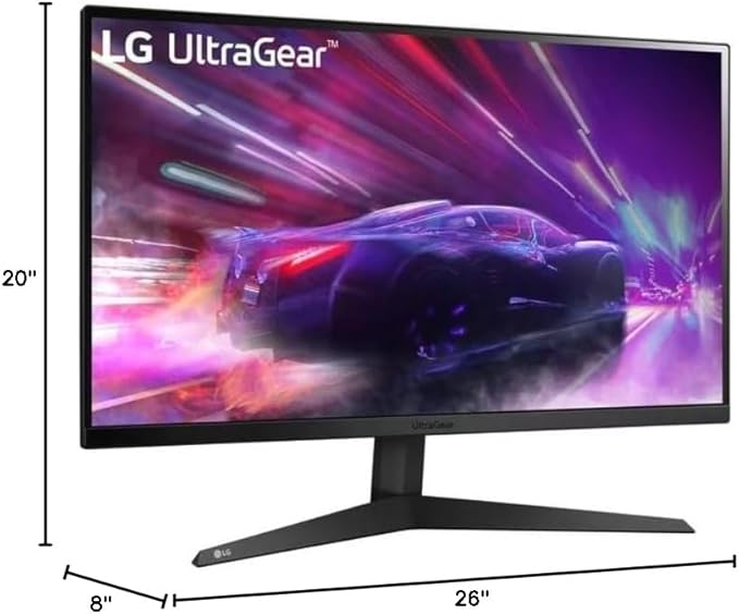LG 27 inch Ultragear Gaming Monitor FHD (1920 x 1080) 165Hz 1ms 3-Side Virtually Borderless AMD FreeSync Premium with 5ave HDMI Cable
