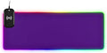 Purple Mouse Pad Gaming Mousepad Non Slip Desk Mat Wireless Charging Keyboard Mats Pad RGB Computer Mouse Pads for Office Home Desktop 35.4 x 15.7 in