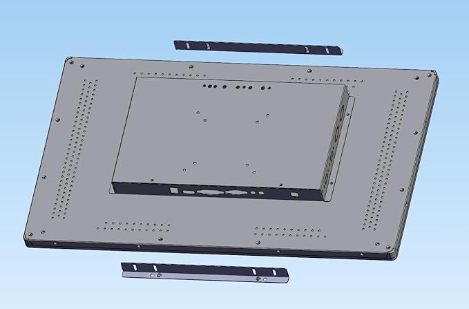 21.5 Inch Open Frame Capacitive Touchscreen Monitor 1920x1080 Resolution 16:9 Aspect Ratio WaterproofVESA+Panel Mount for Kiosk Automation POSVendingHMI and Digital Signage 7x24h Work