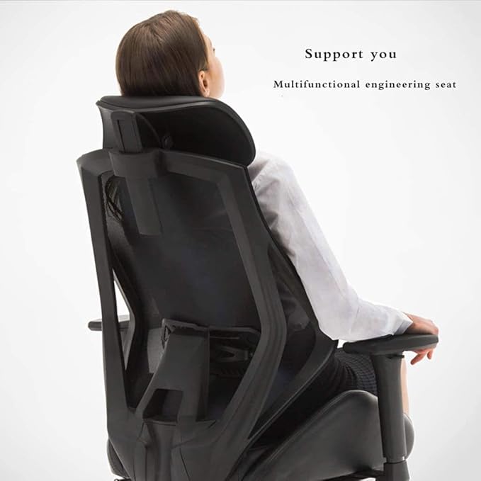 Office Chair Gaming Chair Computer Chair Ergonomic Chair Computer Chair Home Waist Backrest Office Comfortable Long Seat Chair Gaming Chair Study Chair Swivel Chair (Color : Style 1)