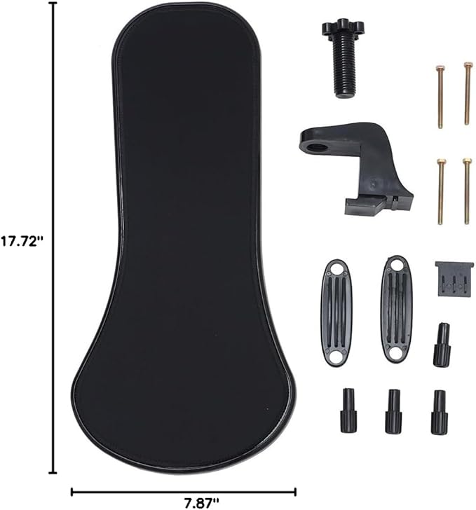 okhobby Arm Rest Mouse PadsDesk Extender Punch-Free Clamp on Adjustable Armrest Wrist Support AttachmentArm Rest for Desk and Chairs