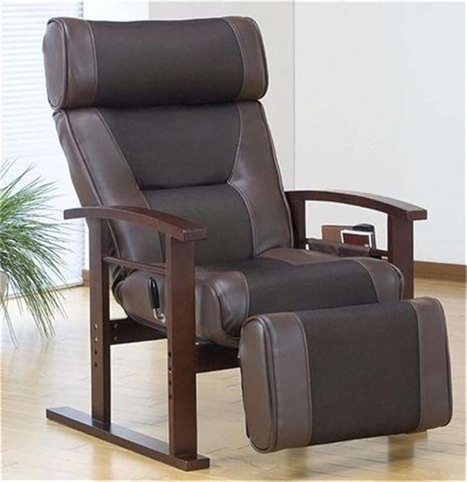 Office Chair Gaming Chair Computer Chair Height Adjustable Leather Recliner with Pull Out Stool Living Room Reclining Sofa Chair Armchair Furniture (Color : Rosso Size : M)