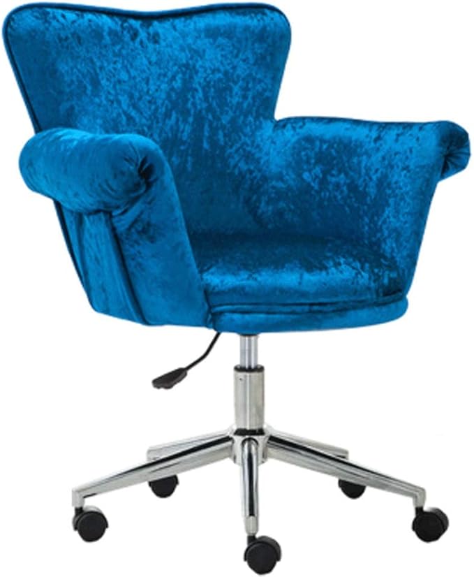 YYDS Chair Study Gaming Chair with Fixed Armrest Computer Chair for Bedroom and Living Room Rotatable Lift Office Esports Chair Ergonomically (Color : Blue)