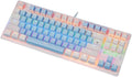 Laptop Keyboard Mechanical Keyboard Wired Gaming Keyboard LED Rainbow Gaming Backlit Mini Compact Gaming Keyboard Compatible with Windows PC/Computer Keyboard (Color : 2)