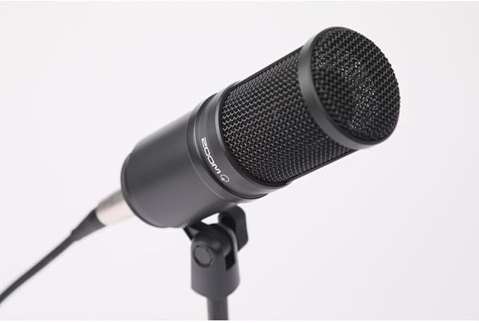 Zoom ZDM-1 Podcast Mic Pack Podcast Dynamic Microphone ZHP-1 Headphones TPS-4 Tripod Windscreen 2-Meter XLR Cable for Recording &amp Streaming Podcasts + Cleaning kit (Pack of 2)