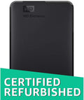 WD 2TB Elements Portable External Hard Drive - USB 3.0 - WDBUZG0020BBK-WESN (Renewed)