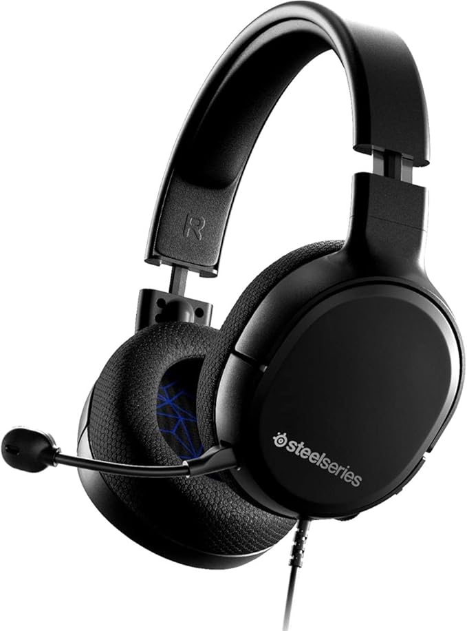 SteelSeries Arctis 1 Wired Gaming Headset – Detachable ClearCast Microphone – Lightweight Steel-Reinforced Headband – For PS5 PS4 PC Xbox Nintendo Switch Mobile