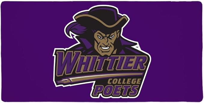 Whittier College Primary Logo Large Gaming Mouse Pad Desk Mat with Stitched Edges Non-Slip Base for Gamer Home and Office 31.5 x 15.7