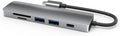 6 in 1 USB-C Hub Type-C to HDMI + 2X USB3.0 + PD + TF + SD Adapter