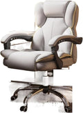 Computer Chair Household Office Chair Gaming Backrest Stool Scroll Wheel Pedal Headrest Latex Leather Rotatable Lifting Chair (Color : Ordinary Section B)