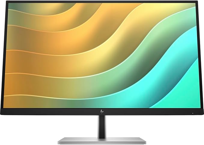 HP E27u G5 27 Class WQHD LCD Monitor - 16:9 - Black Silver - 27 Viewable - in-Plane Switching (IPS) Technology - Edge LED Backlight - 2560 x 1440-350 Nit - 5 ms - HDMI - DisplayPort - USB Hub