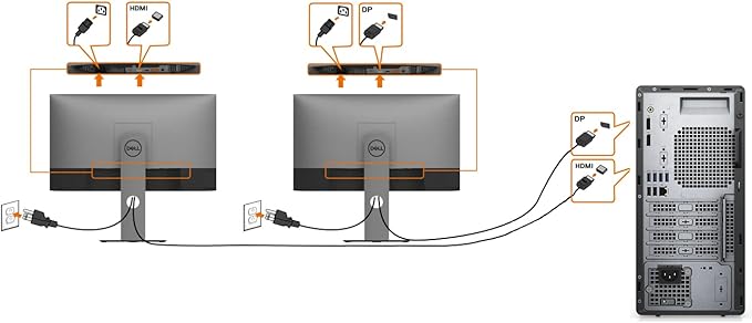 Dell P2425H 24 Full HD IPS Monitor – 1080p 16:9 DisplayPort &amp USB 3.0 Cables – Latest Model – Boomph's Comprehensive Ultimate Performance Cloth Solution for Your Workspace
