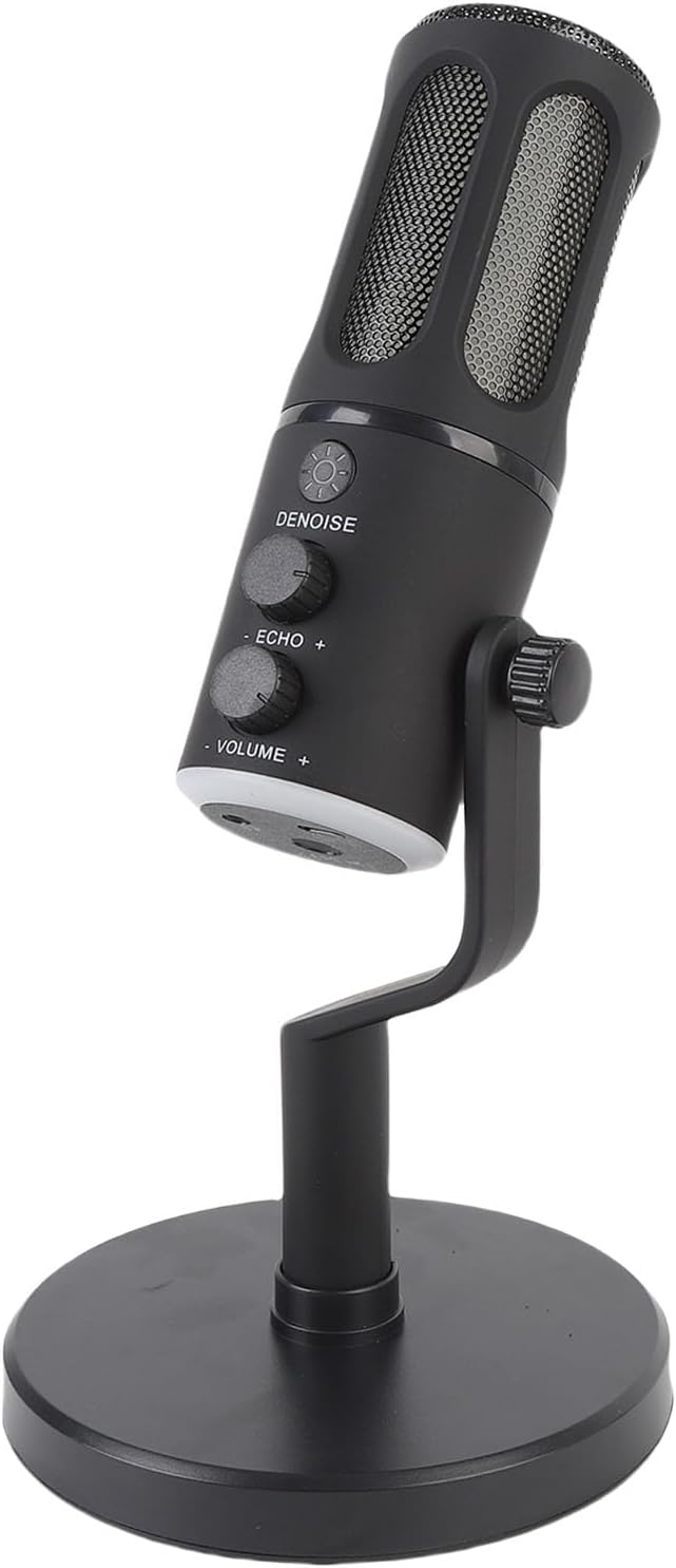 Yunseity Dynamic Microphone Cardioid Pick Up Pattern Dynamic Microphone for Gaming