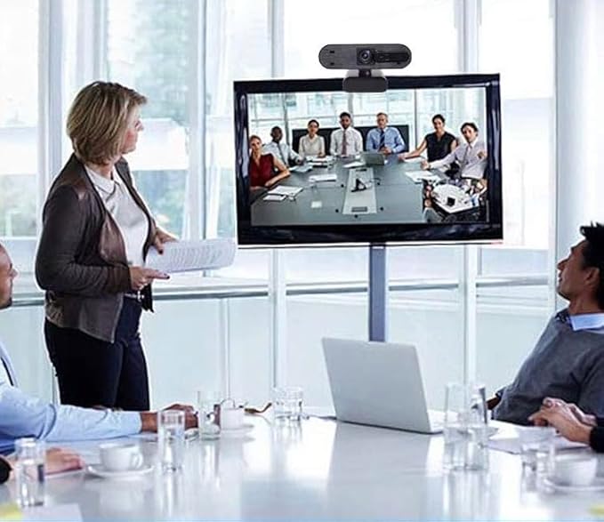 Webcam USB Camera Plug and Play Pc Webcam Suitable for Online Conference Zoom/Team/Facetime