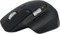 Logitech MX Master 3S - Performance Wireless Mouse with Ultra-Fast Scrolling Ergo 8K DPI Track on Glass Quiet Clicks Bluetooth Windows Linux Chrome Black
