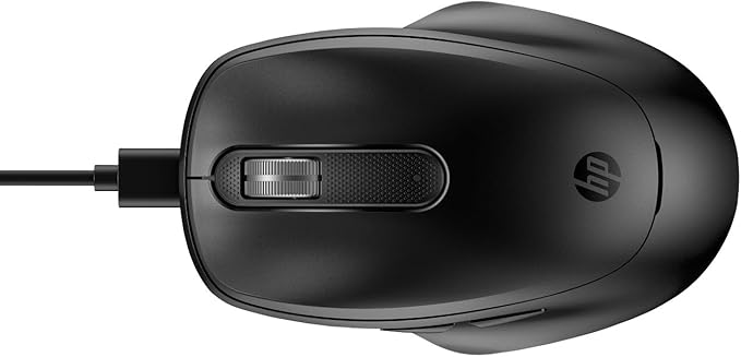 HP 515 Ultra-Fast Rechargeable Wireless Mouse (9C2F7AA) - Multi Surface - Wireless - 32.81 ft - Radio Frequency - 2.40 GHz - Rechargeable - Black - USB Type A - 4000 dpi - Scroll Wheel - 5 Button(s) -