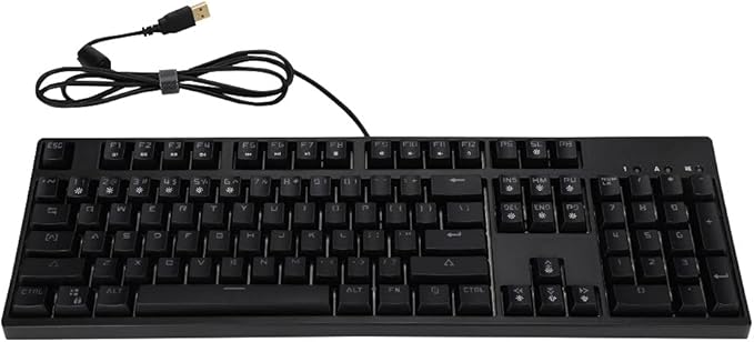 Rainbow Backlit Wired Gaming Keyboard M-8 104 Keys Rainbow Backlight Mechanical Wired Computer Keyboard Game Office
