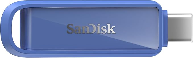SanDisk 512GB Phone Drive with USB Type-C - for Smartphones Tablets and Computers - Up to 150MB/s USB 3.2 Gen 1 - Maritime Blue - SDIXS0N-512G-GN6ND