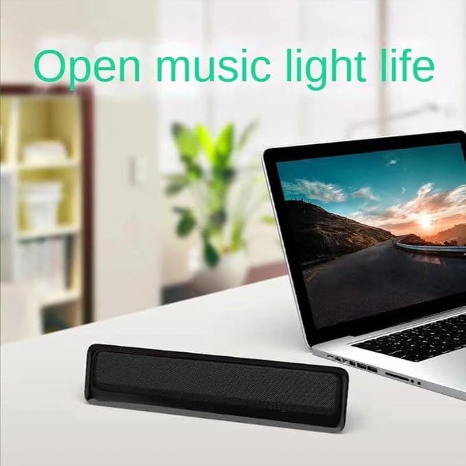 Portable Mini Wired Stereo Speakers for Laptop or Computer Compact Desktop Speakers