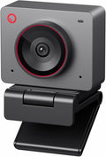 OBSBOT Meet 2-4K Webcam for PC with 1/2 Sensor AI Framing &amp Autofocus Beauty Mode Lightweight Gesture Control HDR Dual Microphone 60 FPS Web Cam for Streaming Meeting Gaming. (Space Gre