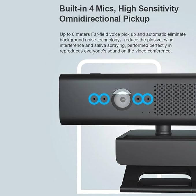 1080P Computer Web Camera with Speaker Microphone Conference Computer Webcam for Live Broadcast for PC