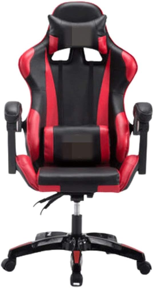 YYDS Chair Gaming Chair Office Chair Esport Gaming Bureau Chaise Recliner Armrest Armchair Pillow Footrest Ergonomics Furniture Ergonomically (Color : Black and red Size : Without footrest)